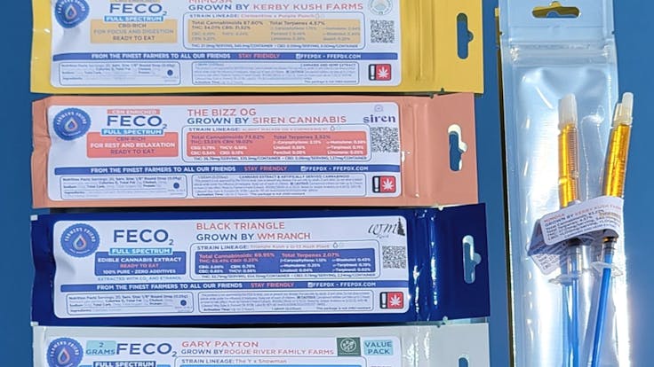 FECO2 available in 1g, 2g, and CBN-rich options