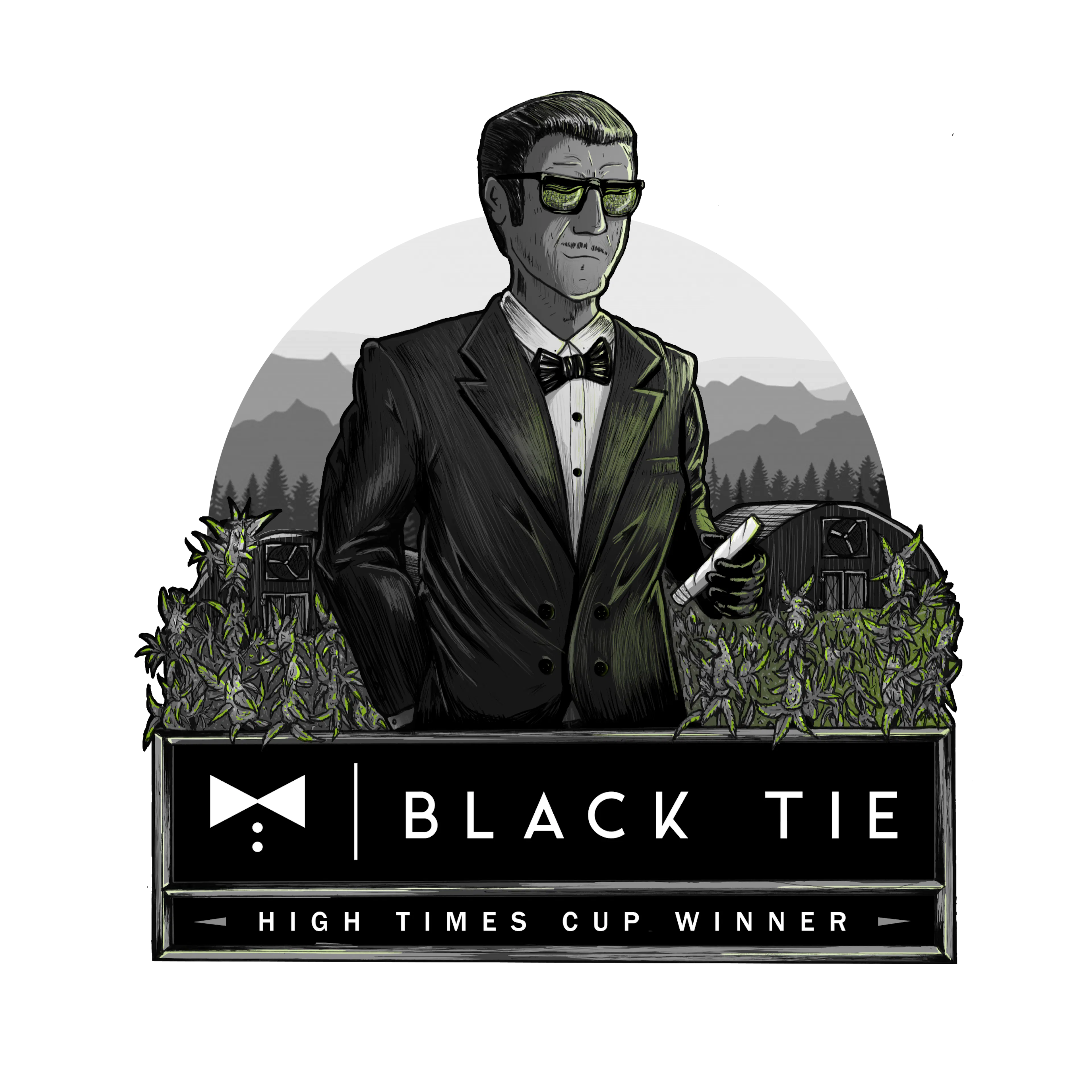 Black Tie CBD logo