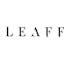 Logo for the brand Leaff