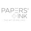 Logo for the brand Papers + Ink