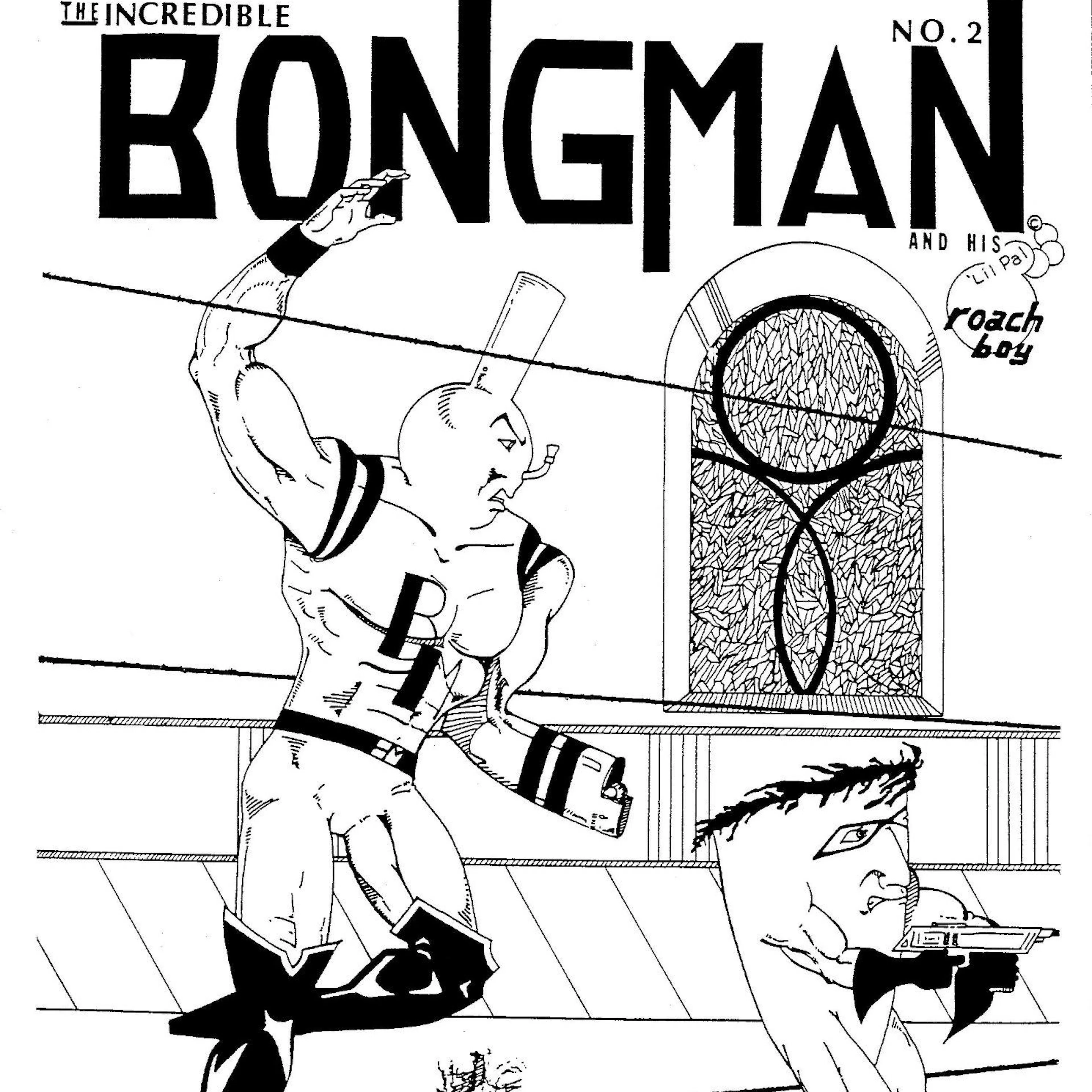 BONGMAN Comics and Merchandise logo