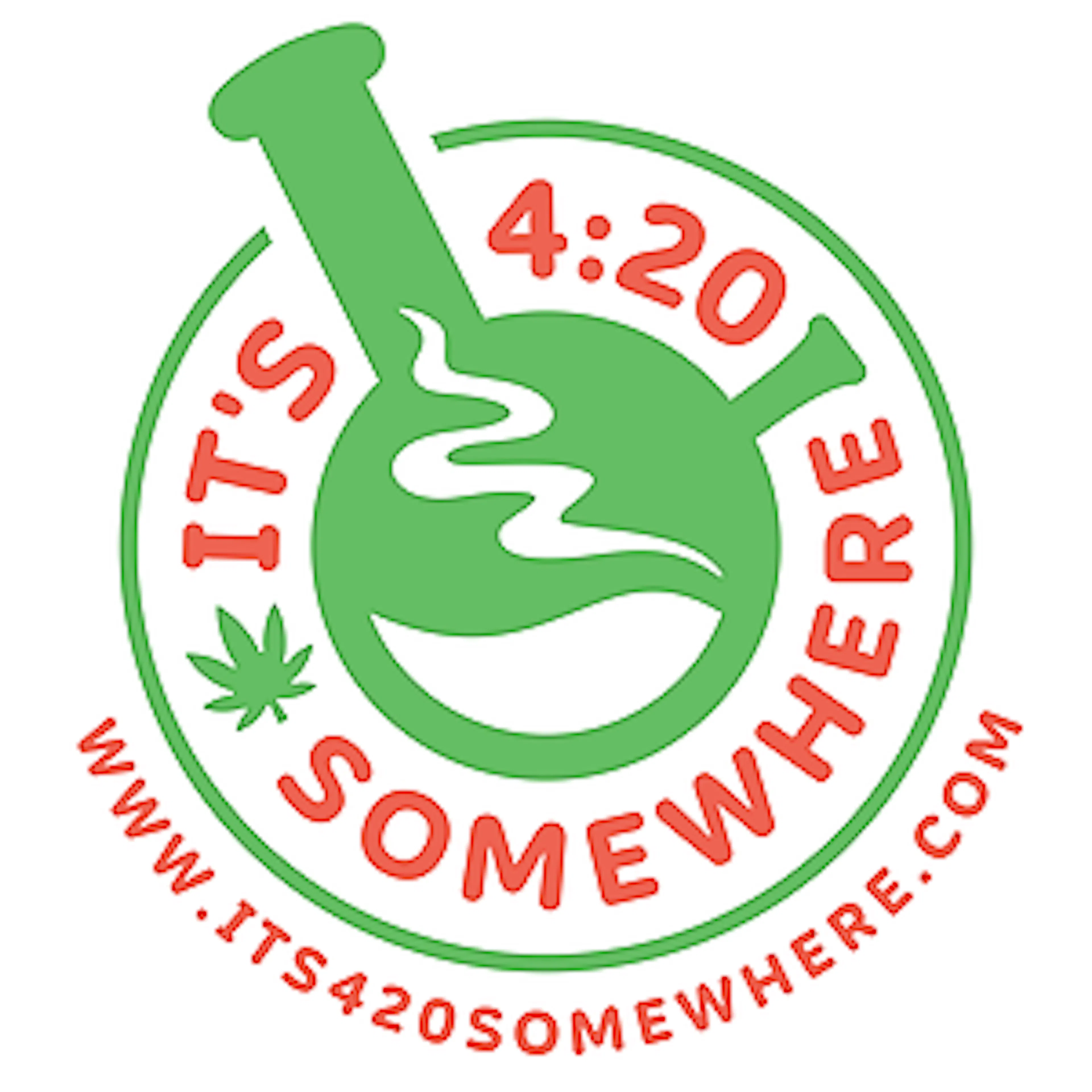 Its 420 Somewhere Best Online Head shop logo