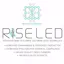 Logo for the brand RISE LED