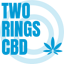 Logo for the brand Two Rings CBD