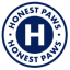 Logo for the brand Honest Paws