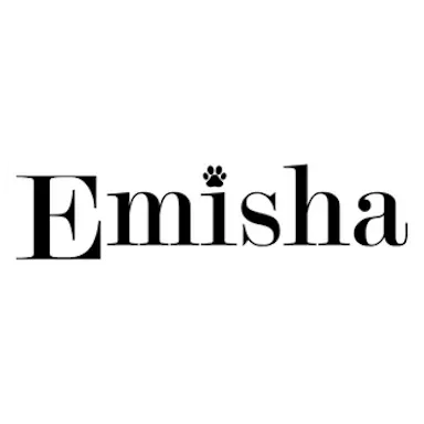 Emisha CBD wellness products are made specifically for the dog, cat, horse guinea pig and more. logo