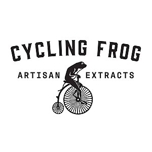 Cycling Frog Wild Cherry 5mg Delta 9 THC 10mg CBD Seltzer 6 Pack   FQU9xHUXTtKAf9qfLKYT CF Logo Black 300x300 Leafly (1) 