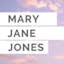 Logo for the brand Mary Jane Jones
