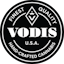 Logo for the brand Vodis USA
