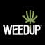 Logo for the brand WEEDUP