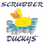 Logo for the brand Scrubber Duckys