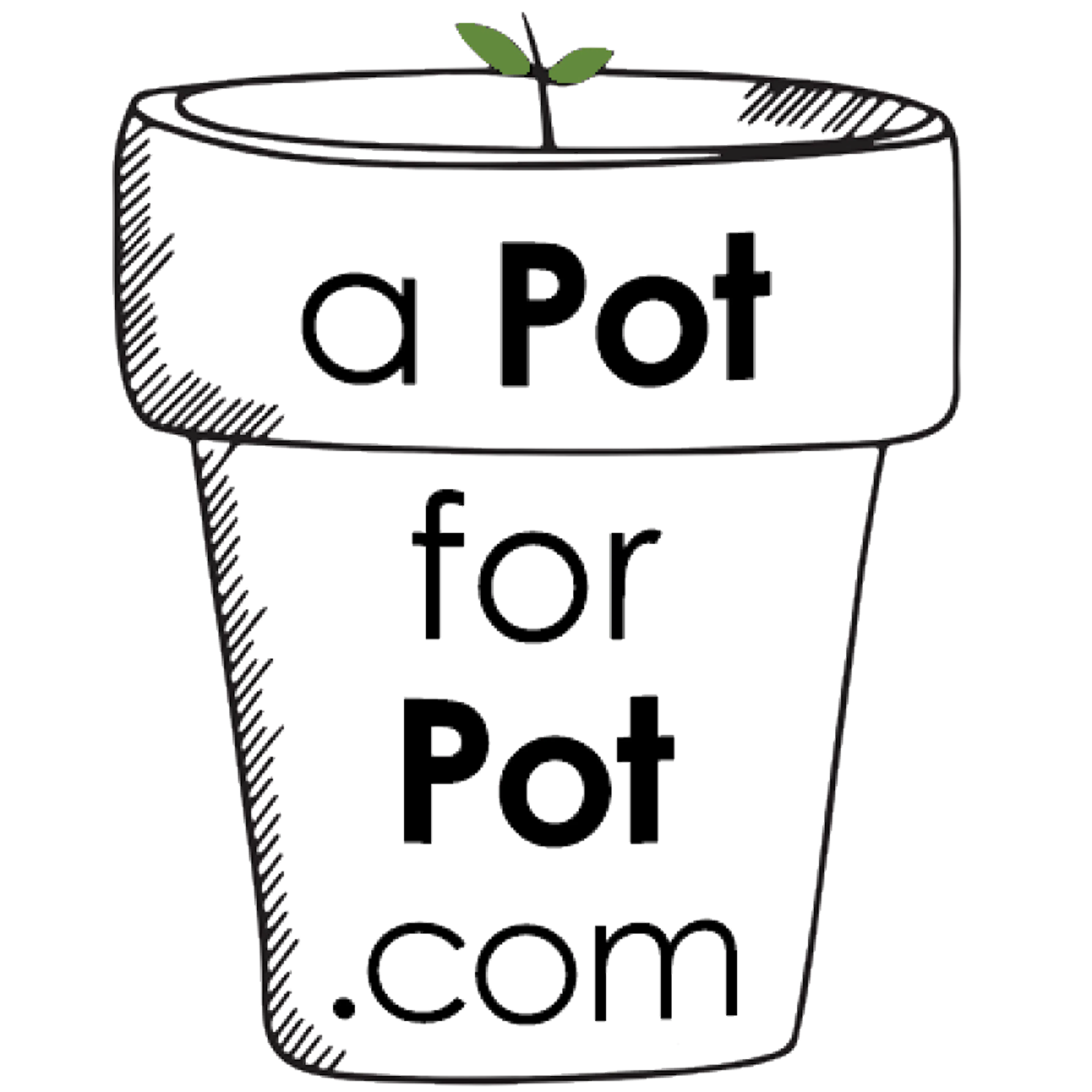 a Pot for Pot logo