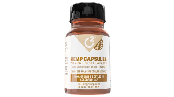 25mg Gel Capsules by O2 CBD - Nano absorption. Full spectrum (CBN, CBC, CBG) with zero THC