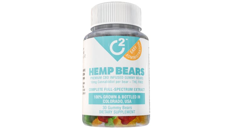 10mg Hemp Bears by O2 CBD - Full spectrum (CBN, CBC, CBG) with zero THC. Great for stress & anxiety