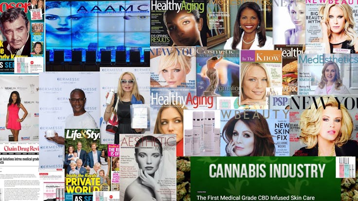 These products have been featured in medical journals, magazines, and at Oscar Red Carpet events.