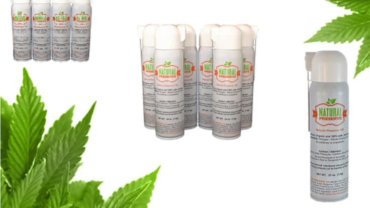 Natural Preserve (M.A.P.) 100% Food Grade Nitrogen Canisters. Stainless Steel, Fold Down Straw