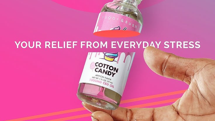 Thinking about Trying CBD Oil for Reducing Stress? Our Cotton Candy CBD is tasty and low-sugar!