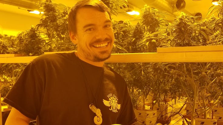 Organic Compliance Inspection by CEO Patrick Griffith, over seeing one of our many partner farms.