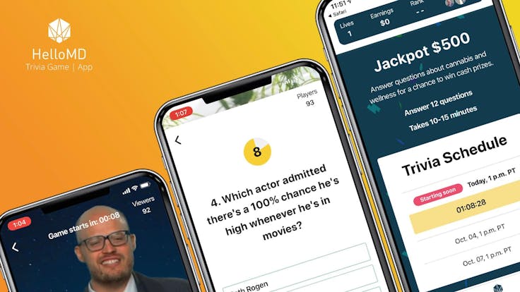 Play our live trivia game and test your cannabis IQ. We’re rewarding knowledge with cash.