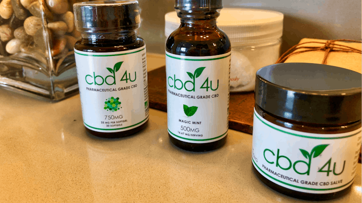 CBD 4U Product Selection