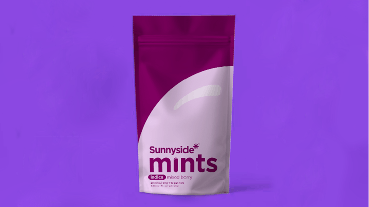 Sunnyside Mixed Berry Indica Mints are like curling up with your favorite blanket.