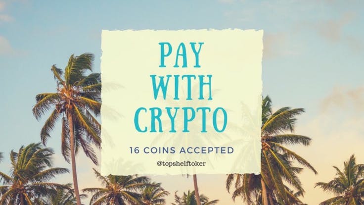 Bitcoin and several altcoins accepted as payment. Shop today!