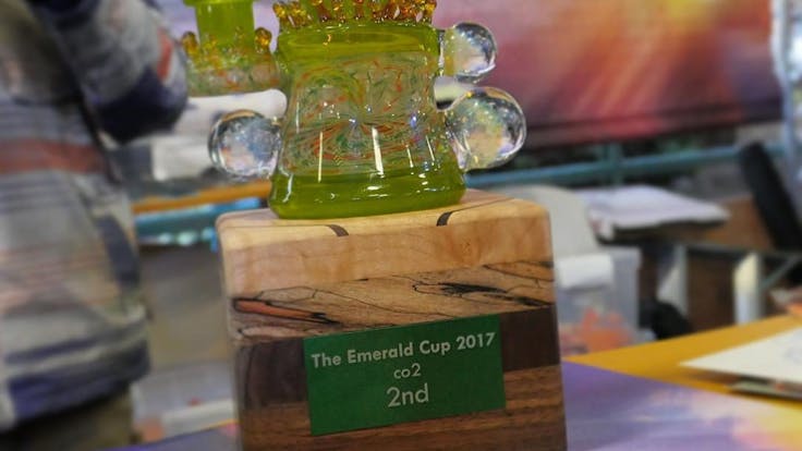 Proud 2017 Emerald Cup 2nd place winner with our Cookies and Chem Delta 8!