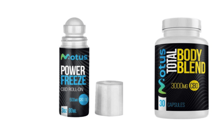 Motus Power Freeze & Motus Total Body blend