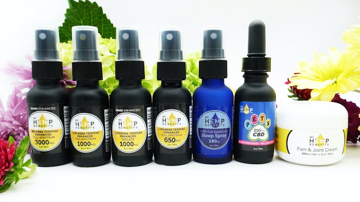 All of our products..true full spectrum tinctures not blended with isolate.