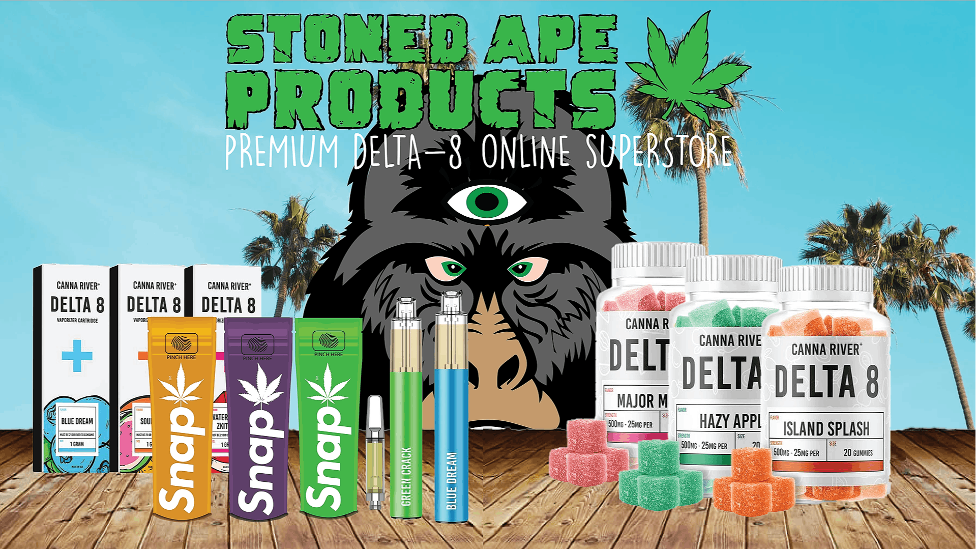 Stoned Ape Delta-8 \u0026 CBD Products - The Authority on Delta-8 \u0026 CBD - Free Shipping orders over ...