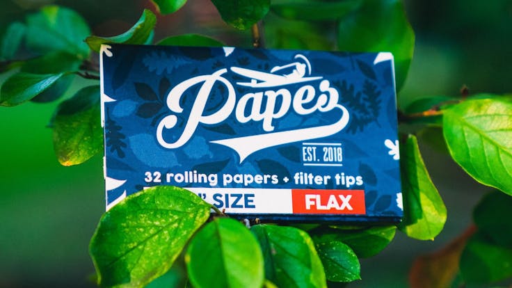 Papes 1¼" Flax Blend Rolling Papers & Filter Tips