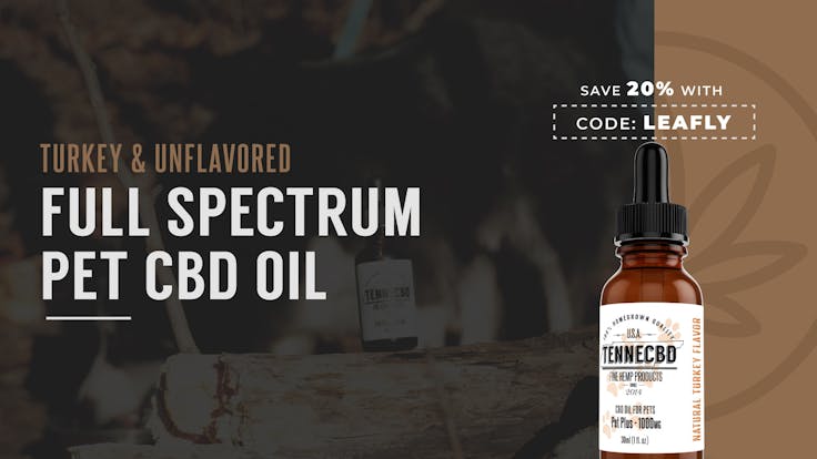 TenneCBD Pet Plus CBD oil is designed to give our furry friends a dose of plant-based relief