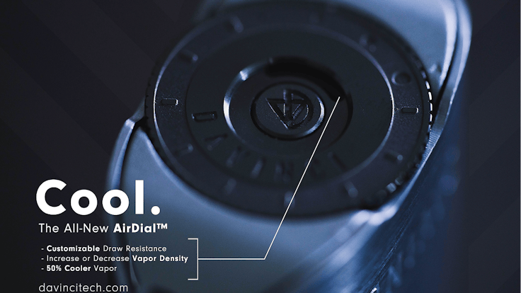 NEW AirDial feature: Customize draw resistance, increase / decrease vapor density & 50% cooler vapor