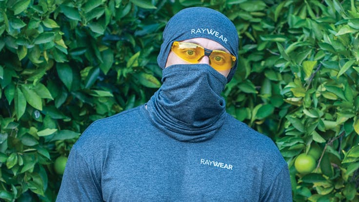 RayWearCC Protective Bundle: Beanie, Glasses, Face Mask, Long Sleeve Shirt