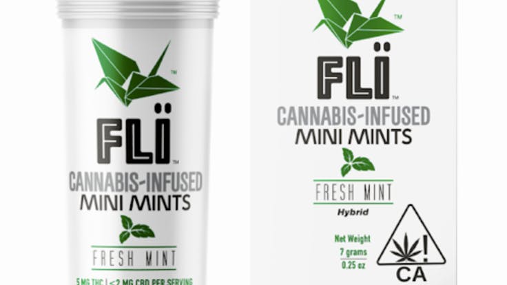 Mini Mints - a new edible product from FLÏ™ available in California, coming soon to Colorado!