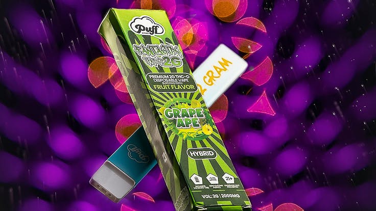 Fruit Flavored THC-O 2 Gram Disposable Vape | Puff Xtrax