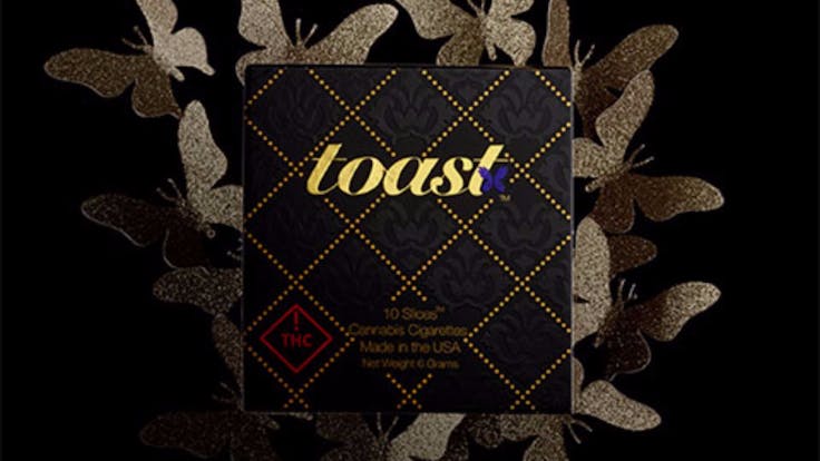 Reminiscent of the style of the 1920s, Toast Slices™ are encased in a deco-style box.