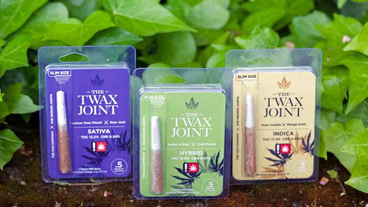 Twax Joint - .5g - Sativa, Hybrid, Indica - Multiple Flavors Available with Full Spectrum Oil