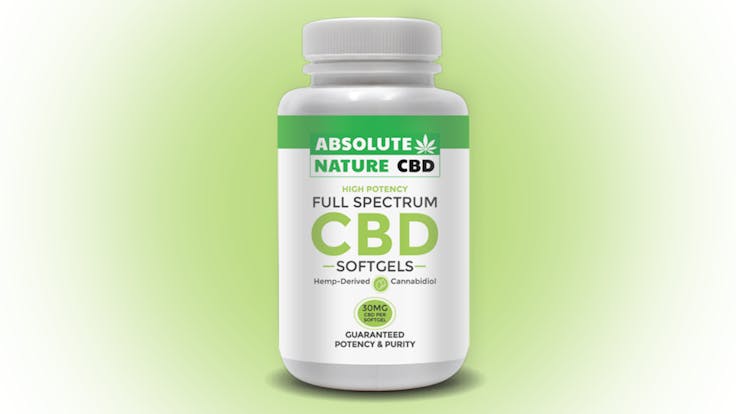 30mg CBD Softgel Capsules - Full Spectrum CBD Oil