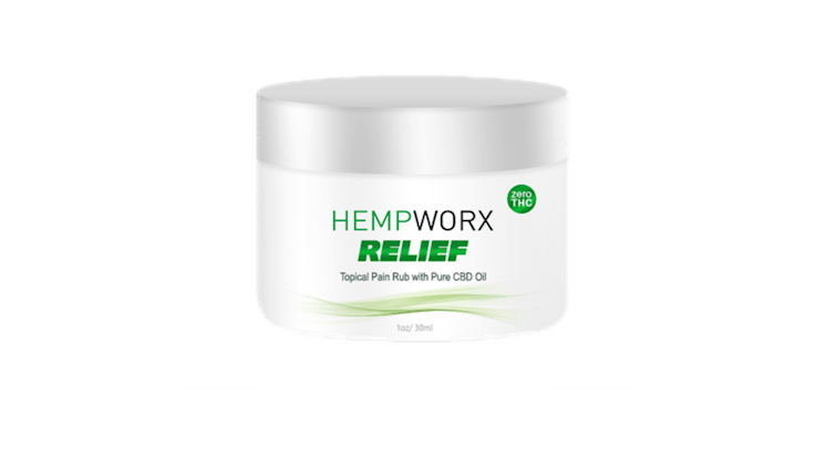 HempWorx - Relief Full Spectrum Hemp CBD Pain Rub | 30ml jar
