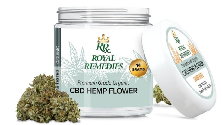Royal Remedies CBD Hemp Flower Suver Haze 14g