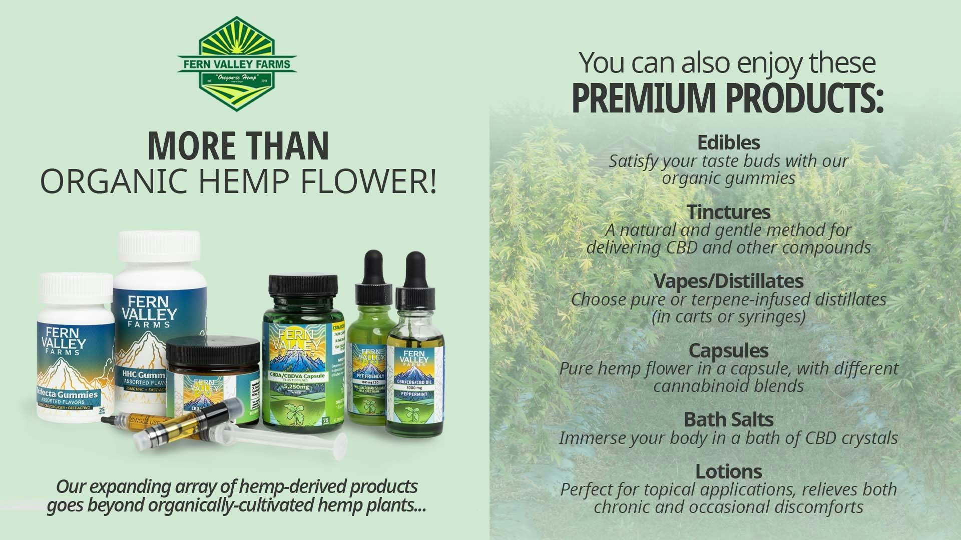 Fern Valley Farms Organic CBD Hemp Flower Leafly