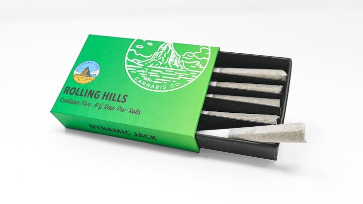 DYNAMIC JACK 5-pack RAW PRE-ROLLS (.4g each)
