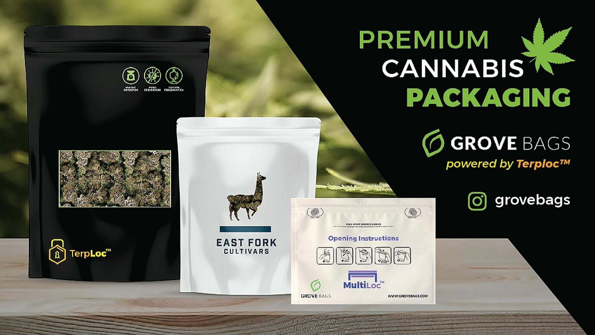 Grove Bags "TerpLoc® has you covered from Cultivation to Consumption