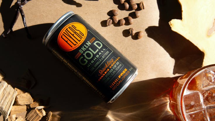 Sparkling Non-Alc CBD Cocktail with woody oak, vanilla and notes of smooth sweet American cola.