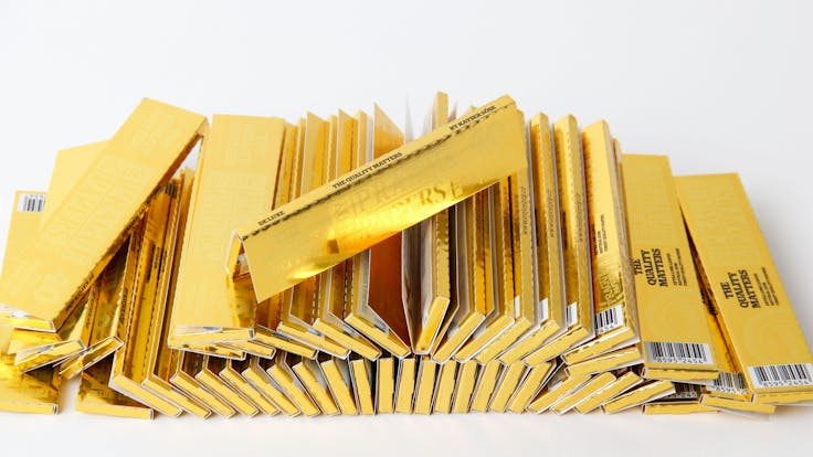 Prague Gold Premium Papers - King Size