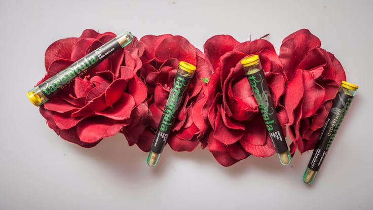 Green Tarantulas. All clean green certified flower with wax and hash rolled in kief.