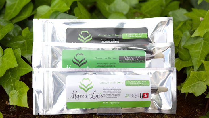 MamaLou's RSO - all 1g - THC, 1:1 Wellness, CBD