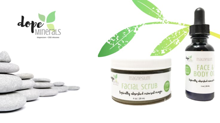 Magnesium + CBD are incredible for the skin and support healthy, glowing skin