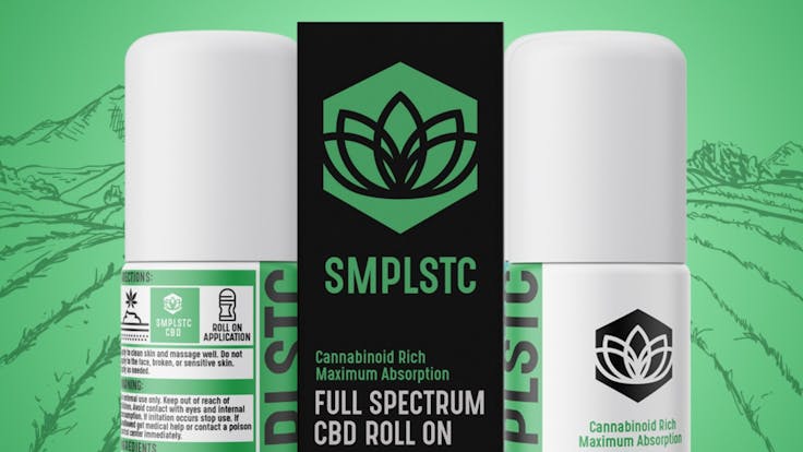 SMPLSTC 500mg CBD Roll On